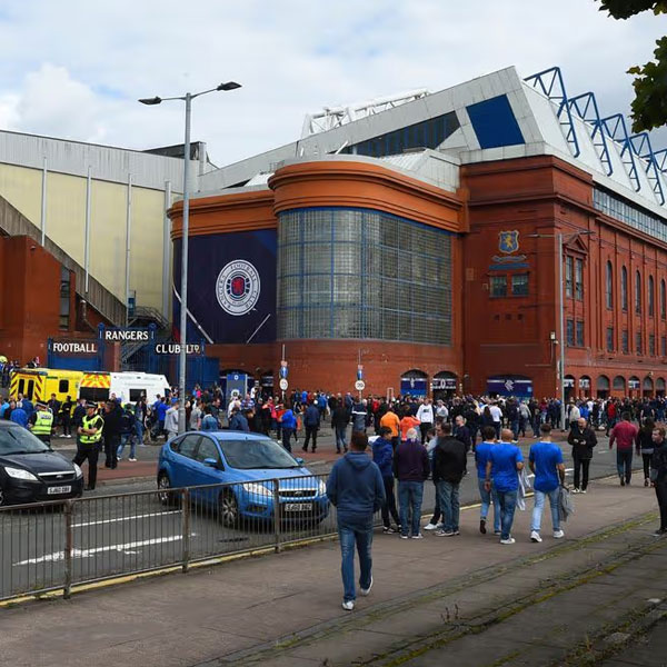 Glasgow Rangers voetbalreis