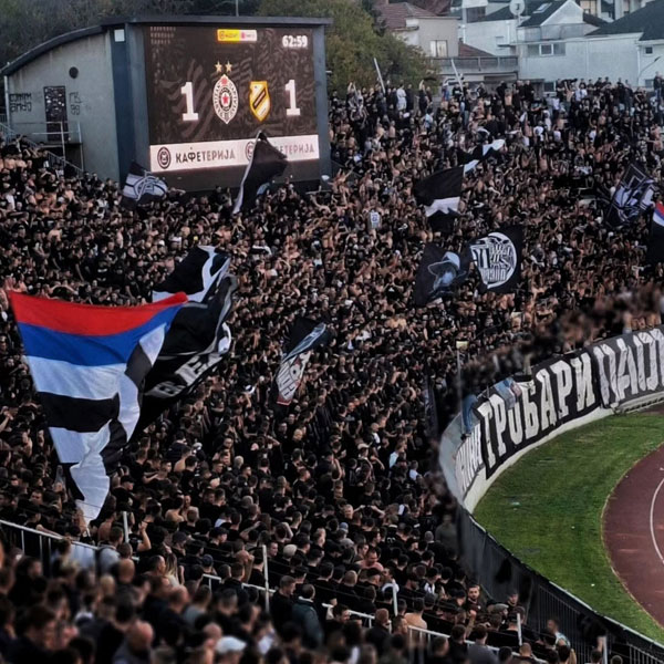 Partizan Belgrado voetbalreis